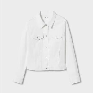 NWT Mango Outlet Pocketed Denim Jacket